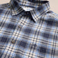 Ashborough Plaid Brushed Twill Shirt Dress Blue