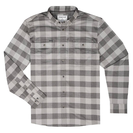 The Cape Flannel Shirt Slim Fit Check Black/Grey