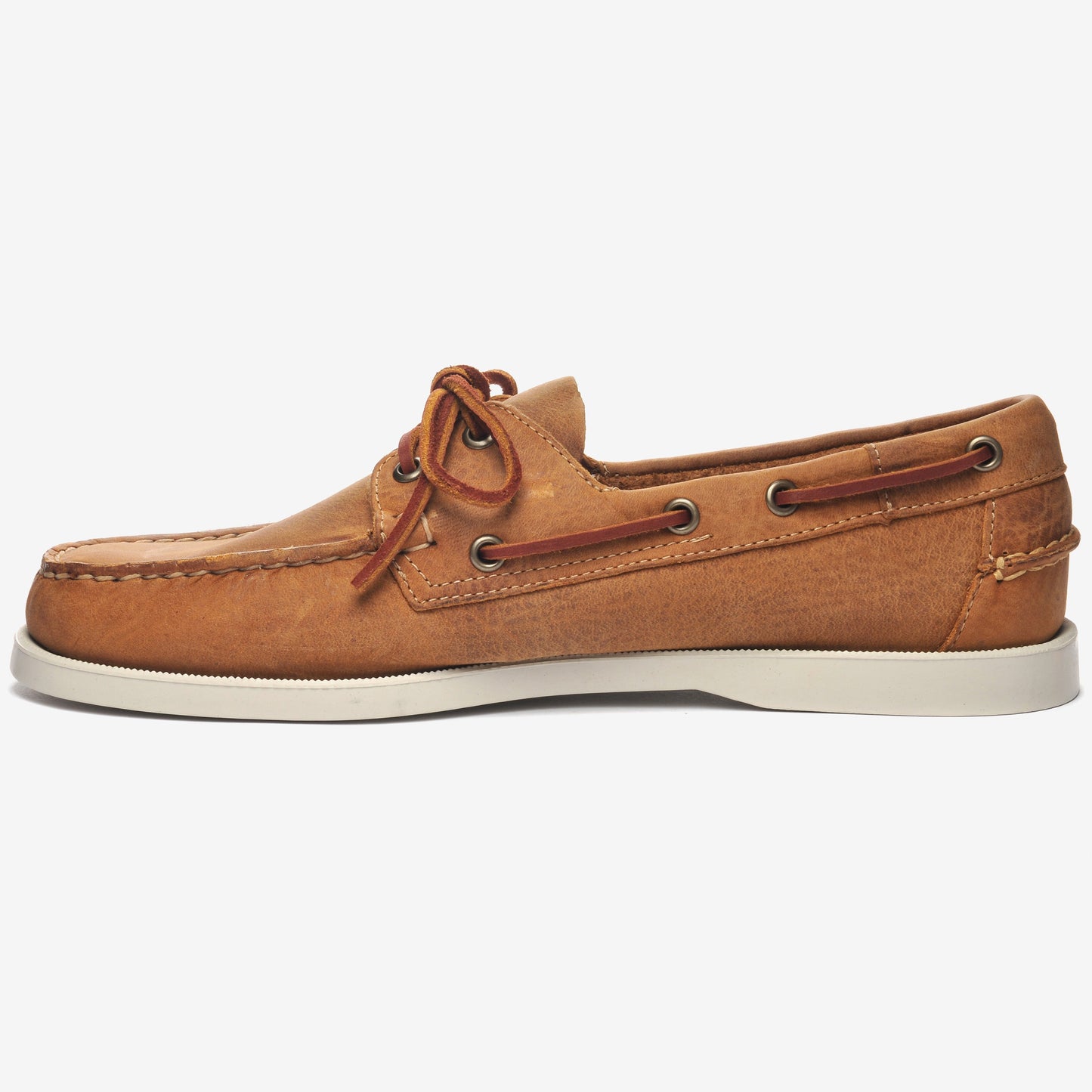 Portland Crazy Horse Boat Shoe Tan