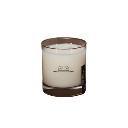 Leather & Pine Candle 8.5 oz. Rocks Glass