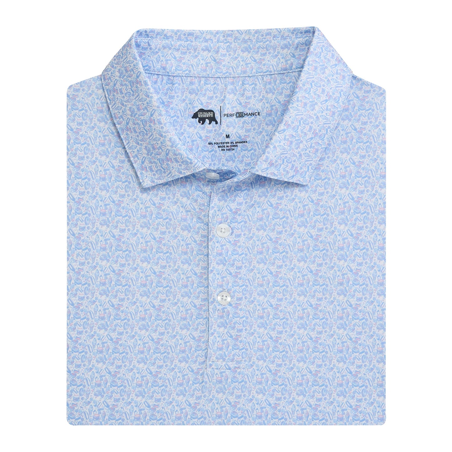 Snack Bar Performance Polo Orchid