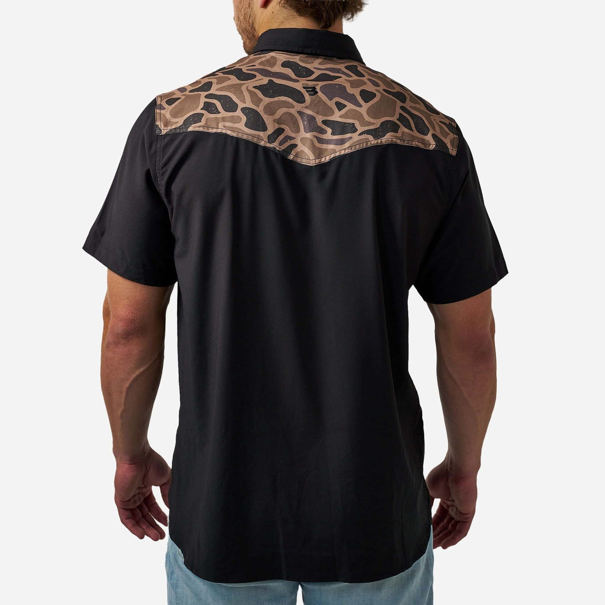 Western Performance SS Shirt Deer SZN Black/Gauge