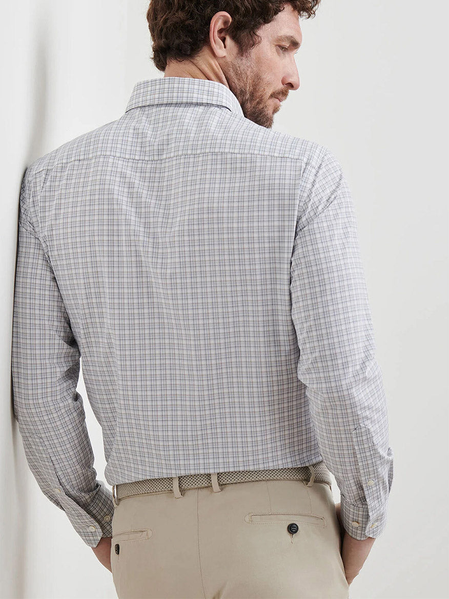 Carter Perf Poplin Sport Shirt Nebula Blue