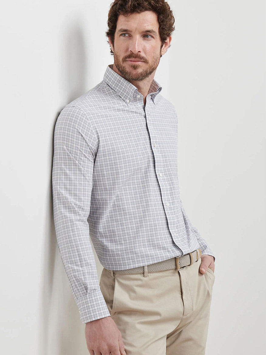 Carter Perf Poplin Sport Shirt Nebula Blue