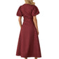 Ws Britt Dress Rose Wood