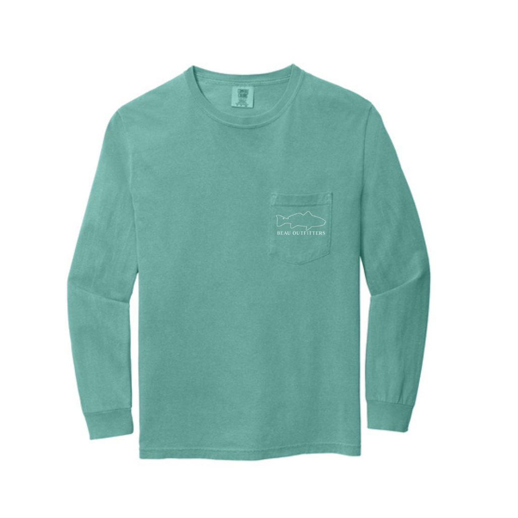 Red State LS T-Shirt Seafoam