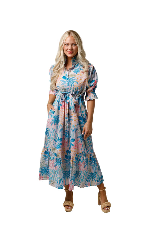 Ws Catherine Dress Key West Toile
