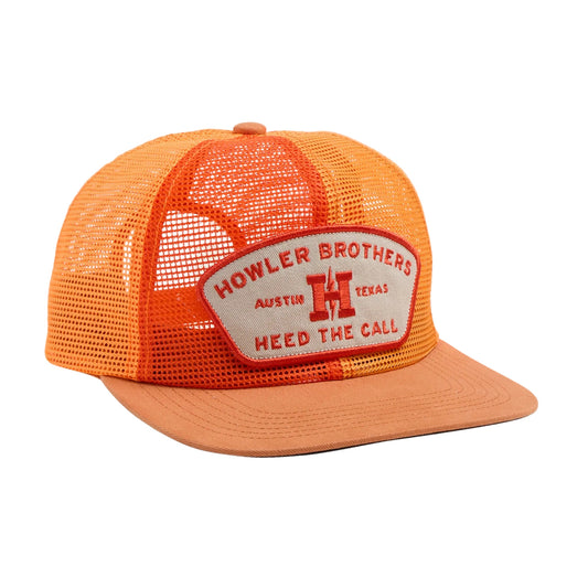 Feedstore Unstructured Snapback Hat Orange Multi