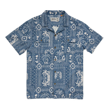 Shores Club SS Shirt Palmetto Prophecy Storm Blue