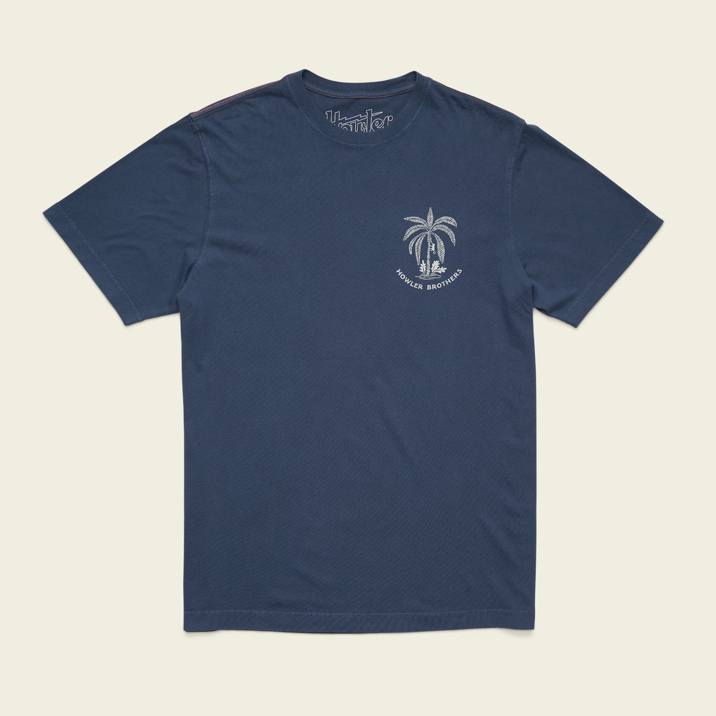 Palmetto Print Cotton SS T-Shirt Key Largo