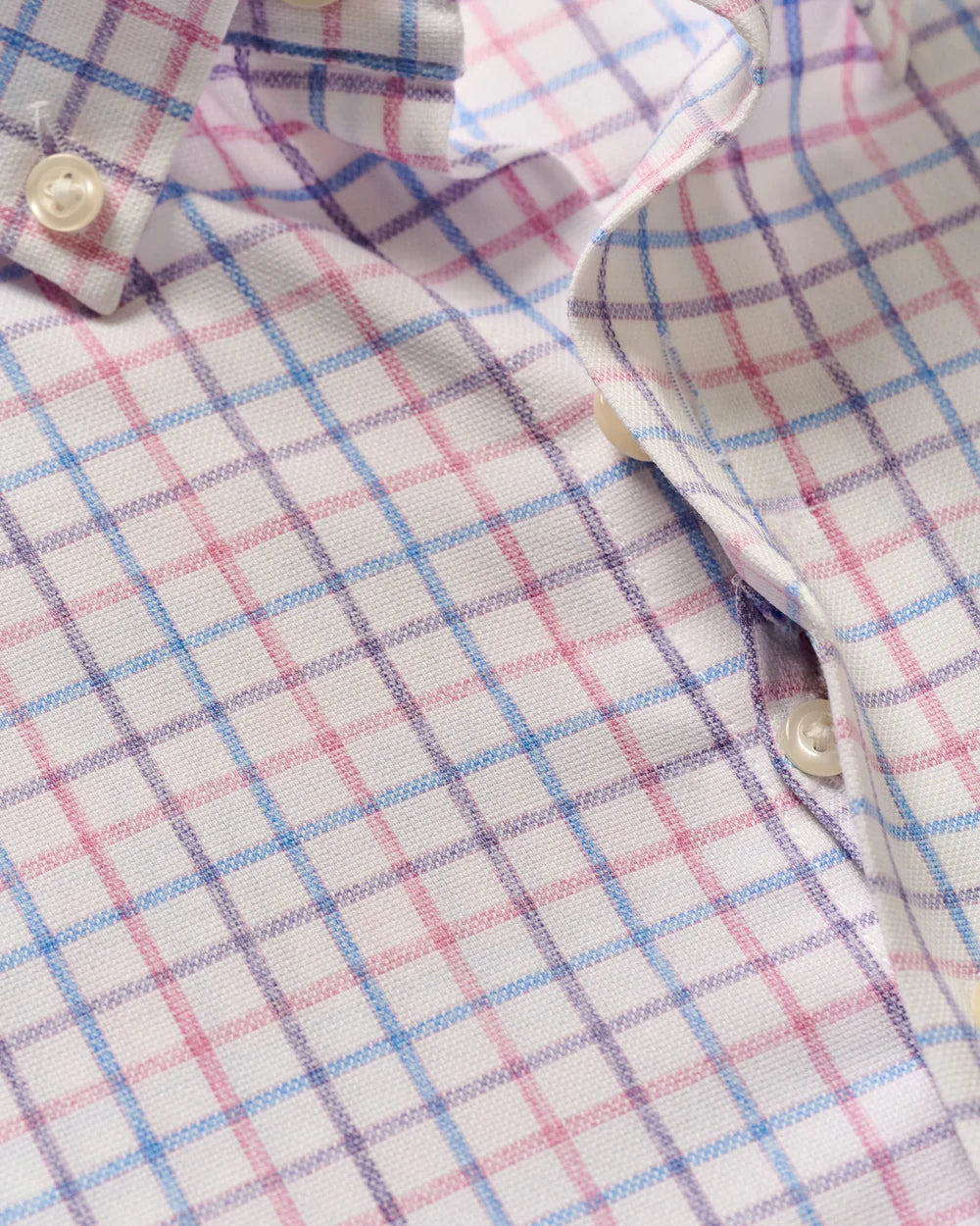 Paddock Tattersall Performance Shirt Porto Pink
