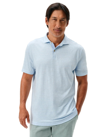 Starnes Slub Cotton Blend Polo Zen