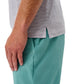 Thatcher Stripe Slub Polo Bluestone