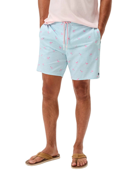 7" Caladesi Half Elastic Surf Short