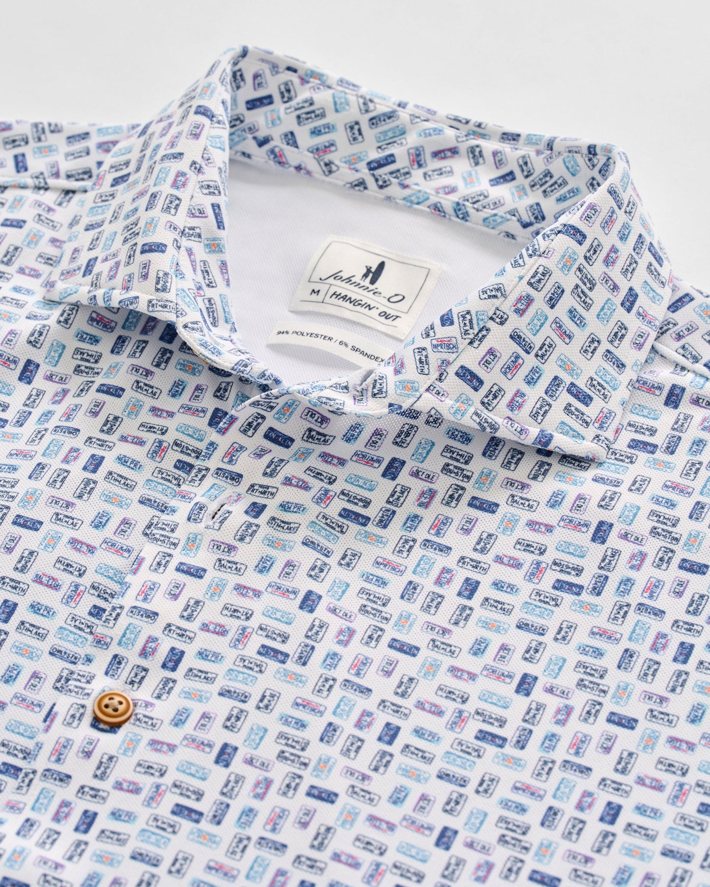Roadtrip Mesh SS Shirt White