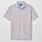 Thatcher Stripe Slub Polo Bluestone