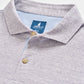 Thatcher Stripe Slub Polo Bluestone