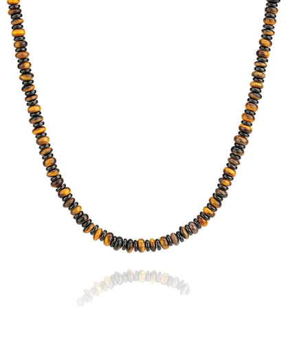 Brontide Necklace 55cm Tiger Eye/Black