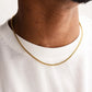 Boxchain Necklace 55cm Gold