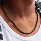 Brontide Necklace 55cm Tiger Eye/Black