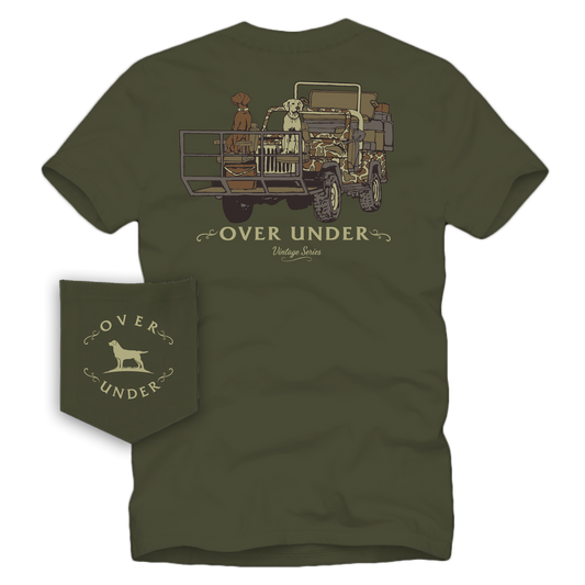 Vintage Shotgun Rider SS T-Shirt Sage