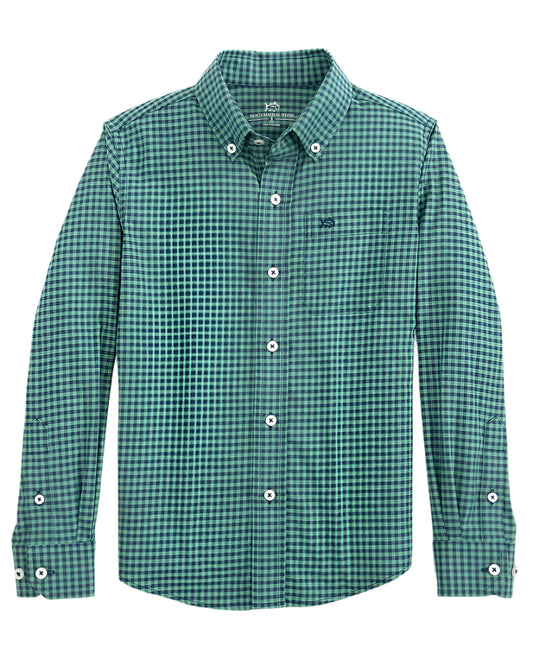 Youth Shemwood Plaid Shirt Frosty Spruce