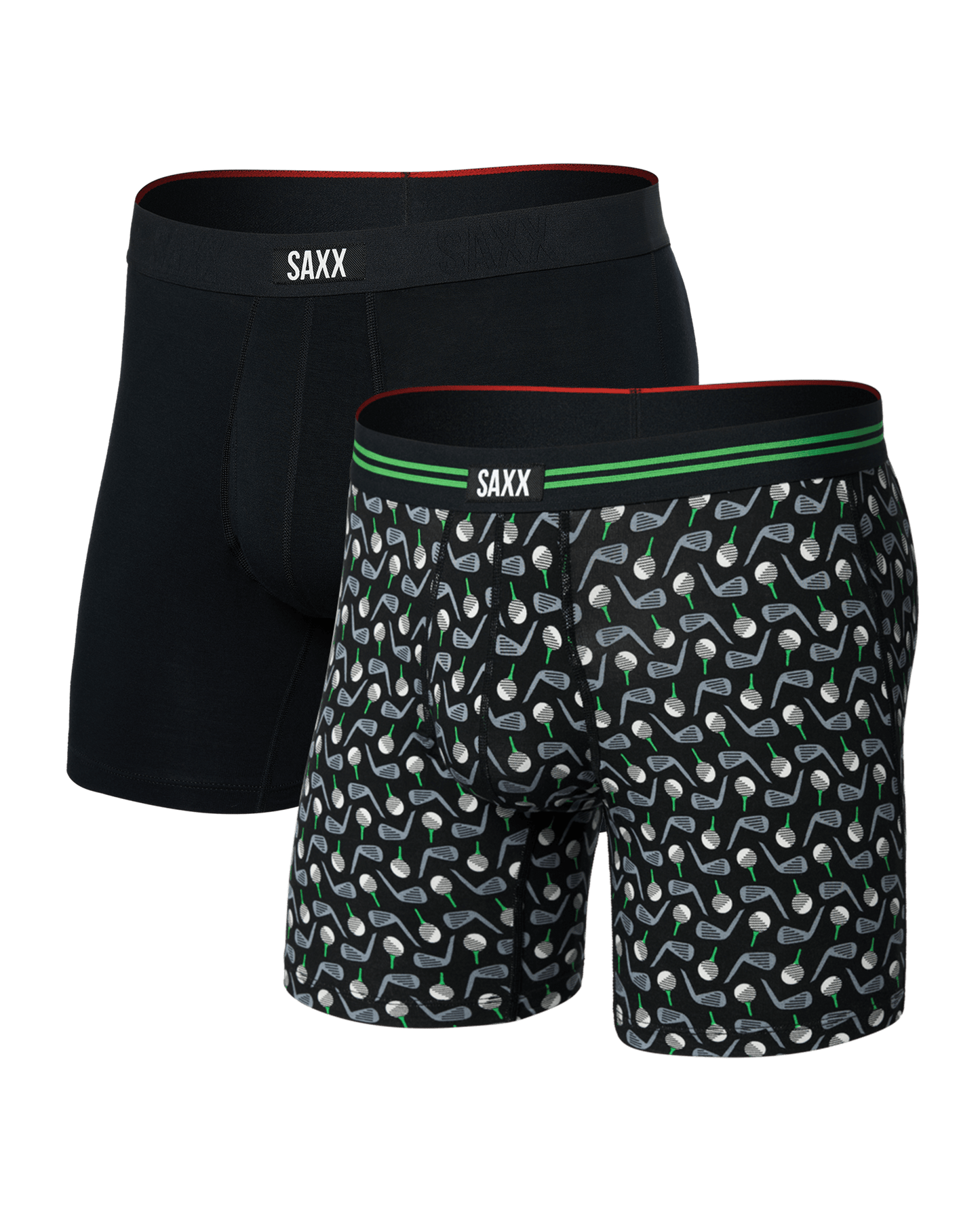 Vibe Xtra Boxer Brief 2Pk Back Nine/Blk