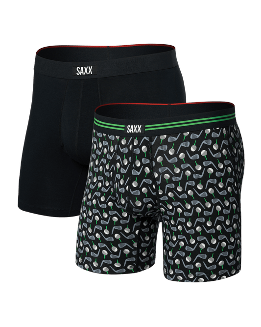 Vibe Xtra Boxer Brief 2Pk Back Nine/Blk