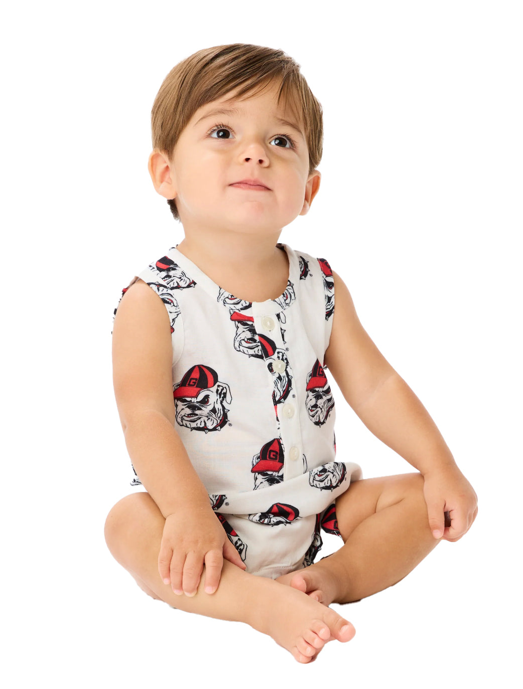 Infant Unisex Henley Onesie UGA - Beau Outfitters