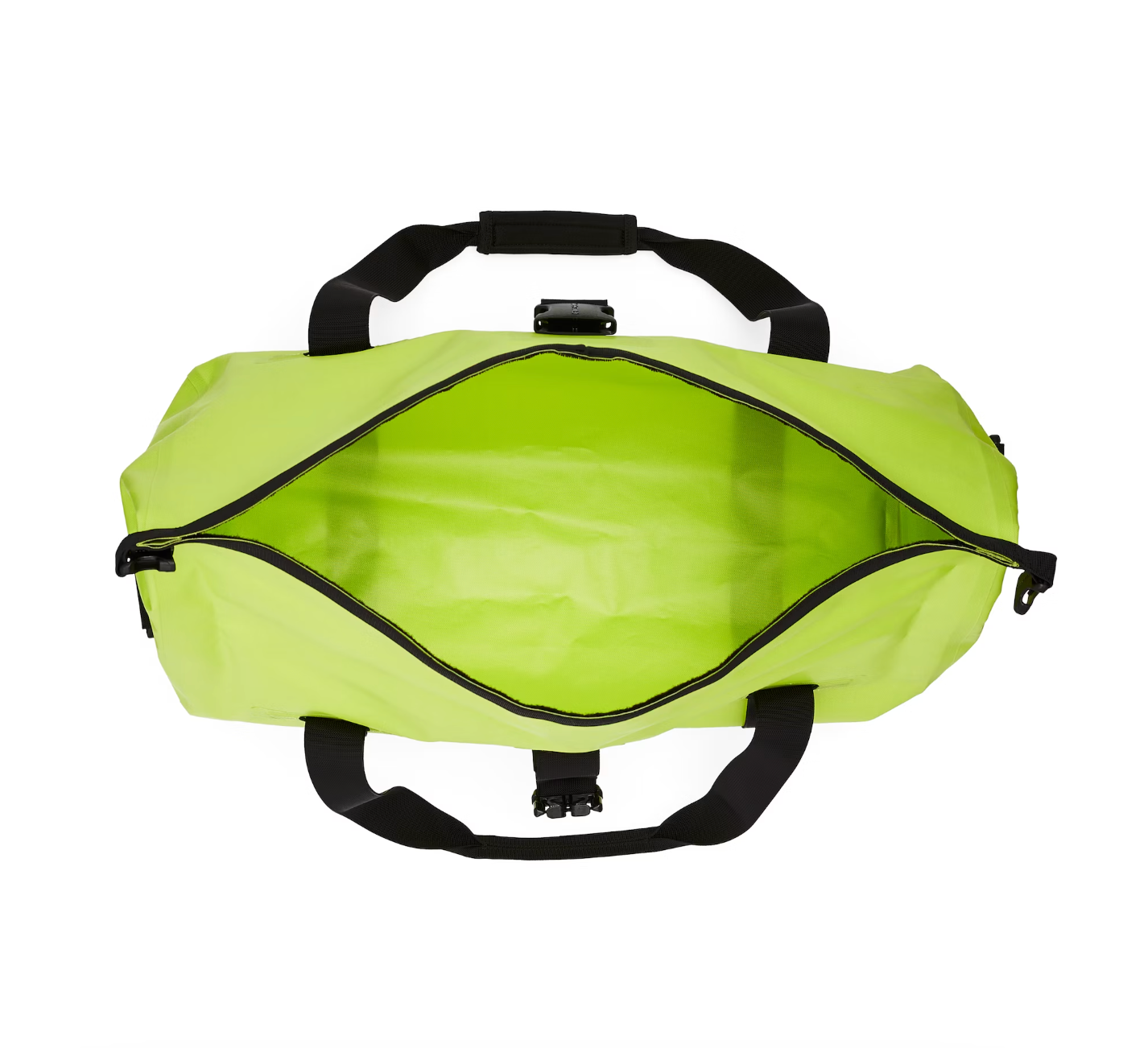 Lime green duffle bag sales