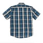 Washed SS Feather Cloth Shirt Srv Blue/Wht Plaid - Beau Outfitters