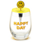 Happy Day Stemless Wine Glass And Bottle Stopper - Beau Outfitters