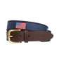 Flag Canvas Club Belt Navy - Beau Outfitters