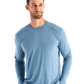 Bamboo Shade Long Sleeve Shirt Hthr Slate Blue - Beau Outfitters