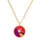 Psychopsis Circle Pendant Necklace - Beau Outfitters