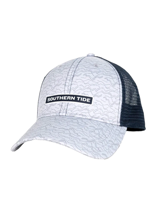 Change Your Altitude Perf Trucker Hat Seagull Grey
