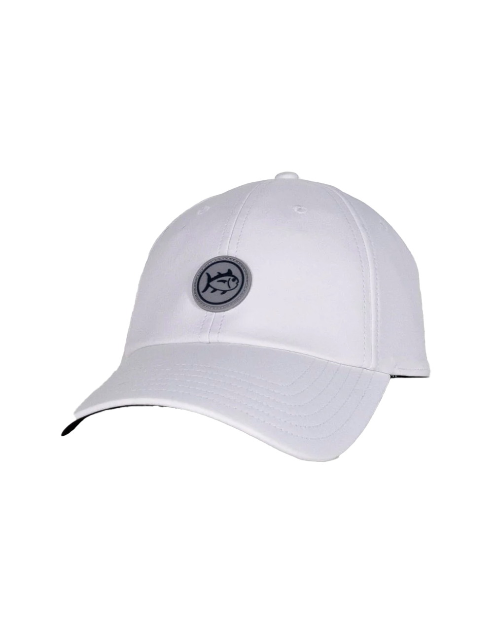 Circle SJ Patch Perf Hat White