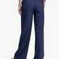 Ws Teegan Wide Leg Woven Pant Navy - Beau Outfitters