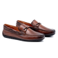 Bermuda Braid Pebble Grain Loafer Bourbon - Beau Outfitters