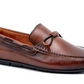 Bermuda Braid Pebble Grain Loafer Bourbon - Beau Outfitters