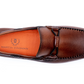 Bermuda Braid Pebble Grain Loafer Bourbon - Beau Outfitters