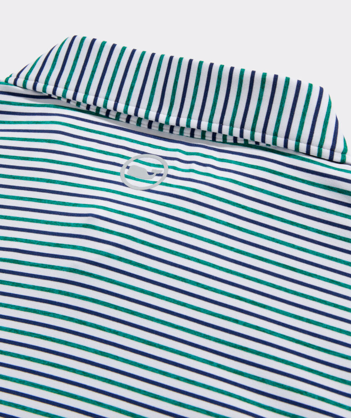 Bradley Tri Stripe Sankaty Polo  Turf Green - Beau Outfitters