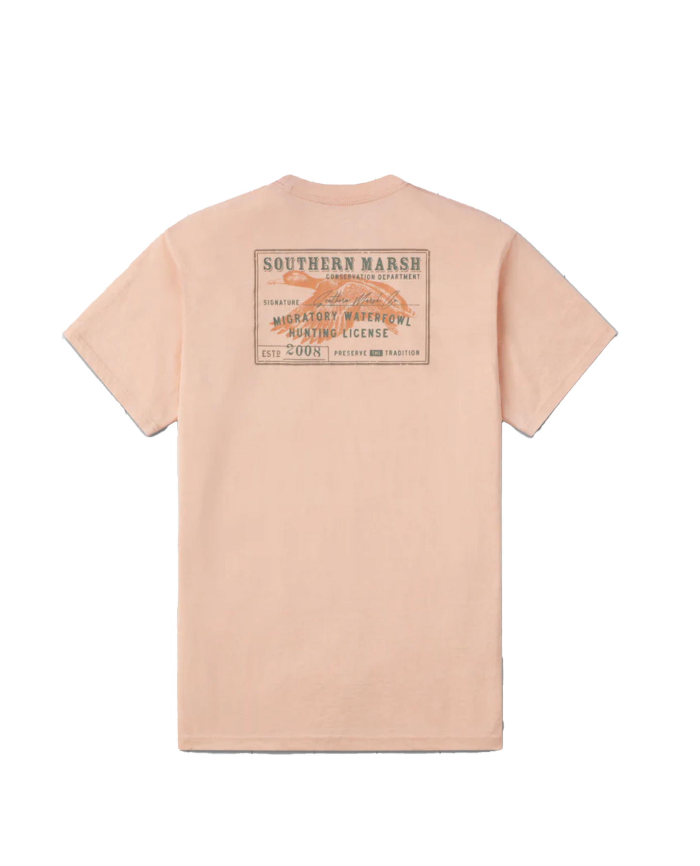 Waterfowl License SS T-Shirt Terracotta