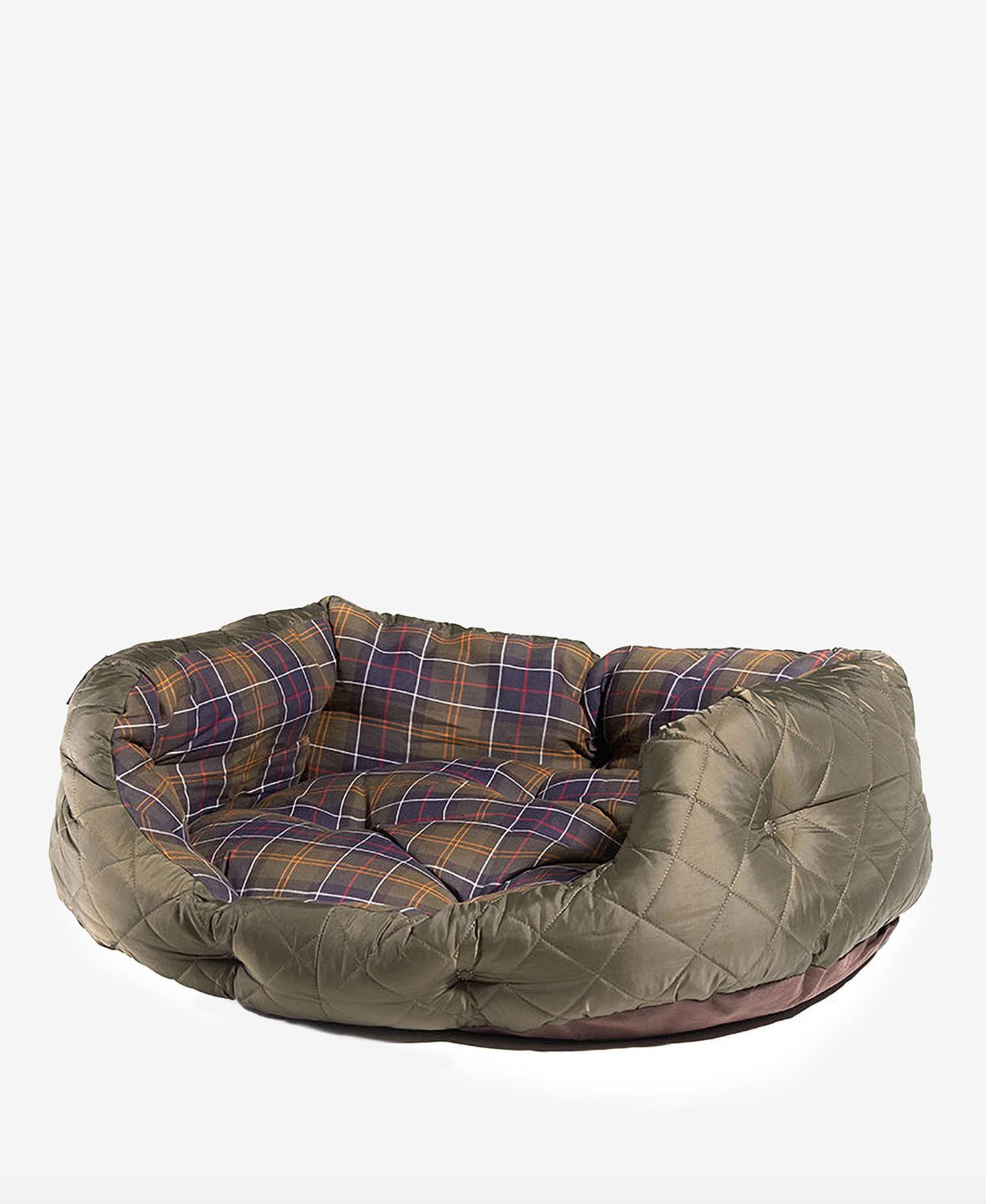 Quilted Dog Bed 30" Olive