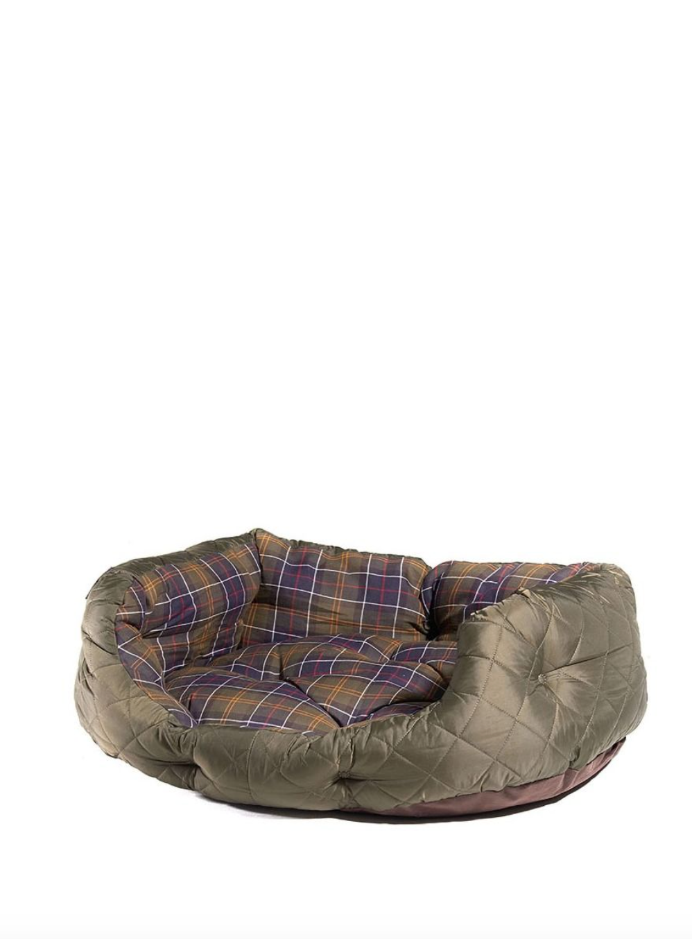 Quilted Dog Bed 30" Olive - Beau Outfitters