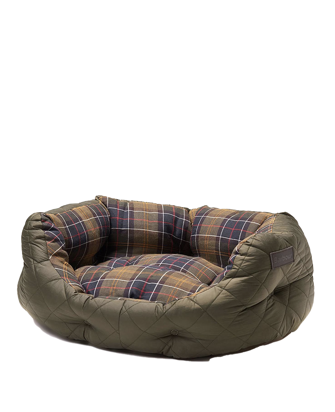 Quilted Dog Bed 24" Olive - Beau Outfitters