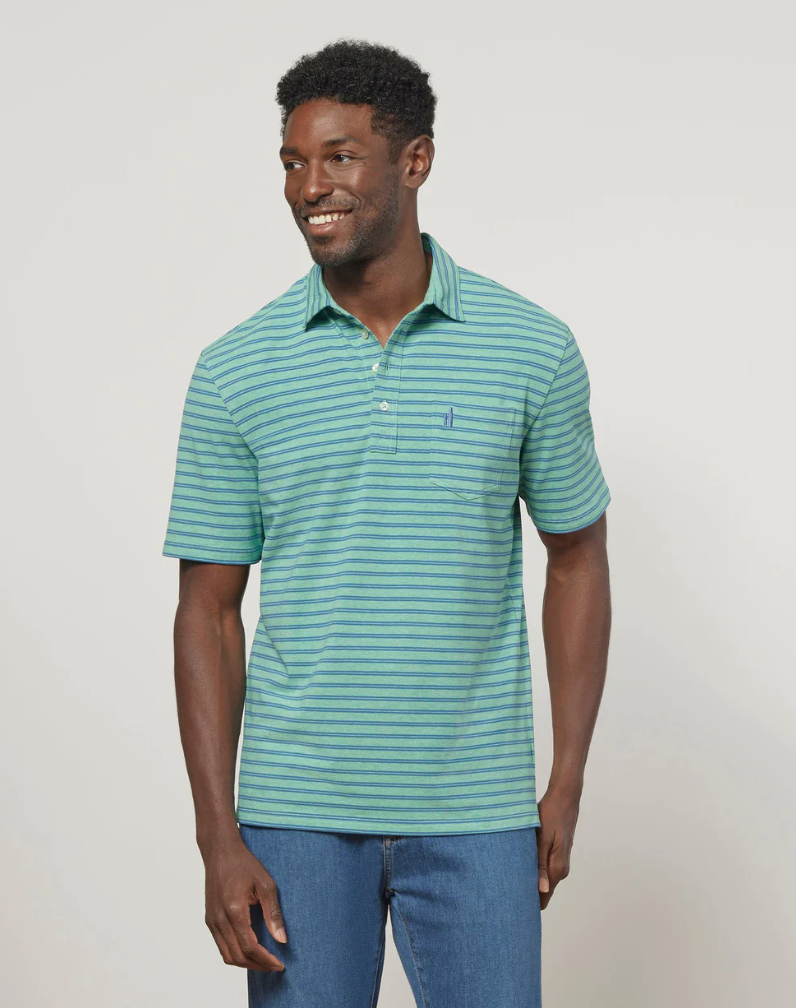 Hangin Out Atkin Stripe OG Polo - Beau Outfitters