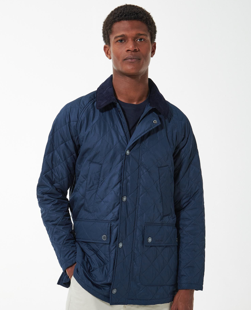 Ashby Polarquilt Jacket Navy - Beau Outfitters