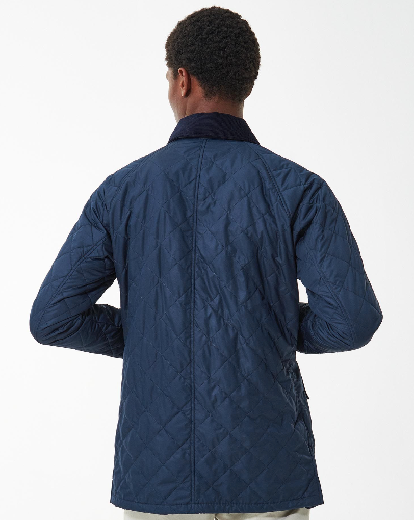 Ashby Polarquilt Jacket Navy - Beau Outfitters