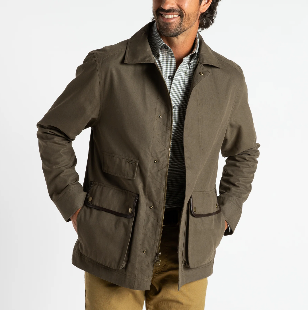 Flyover Sporting Jacket Crocodile Brown - Beau Outfitters